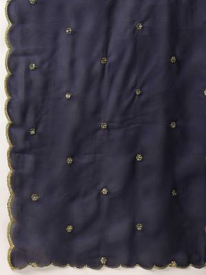 Beautiful South Indian Style Semi-Stitched Half Saree with Blouse and Rangoli Dupatta for Women 4