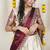 Beautiful South Indian Style Semi-Stitched Half Saree with Blouse and Rangoli Dupatta for Women