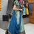 Beautiful South Indian Style Semi-Stitched Half Saree with Blouse and Rangoli Dupatta for Women