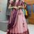 Beautiful South Indian Style Semi-Stitched Half Saree with Blouse and Rangoli Dupatta for Women
