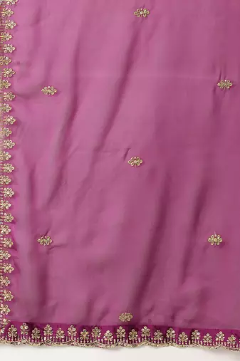 Beautiful South Indian Style Semi-Stitched Half Saree with Blouse and Rangoli Dupatta for Women