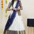 Beautiful South Indian Style Semi-Stitched Half Saree with Blouse and Rangoli Dupatta for Women