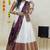 Beautiful South Indian Style Semi-Stitched Half Saree with Blouse and Rangoli Dupatta for Women