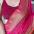 pink silk blend printed saree with blouse