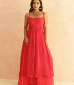 Mishka pink bandhani kurta set