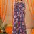 Veera blue floral printed palazzo set