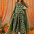 Gul green brocade anarkali set