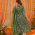Gul green brocade anarkali set
