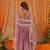 Shubha mauve pink anarkali set