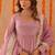 Shubha mauve pink anarkali set