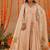 Shreya beige anarkali set