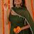 Sobhita green lurix kurta set