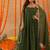 Sobhita green lurix kurta set