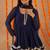Huma navy blue sharara set