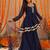 Huma navy blue sharara set
