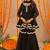 Asin black sharara set
