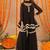 Asin black sharara set