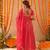 Kanak pink anarkali set