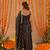 Elara black lurix anarkali set