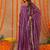 Kashish purple anarkali set