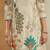 Women   s festive wear shimmer silk kurti palazzo set with dupatta