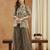 Women's shimmer silk embroidered kurta palazzo set