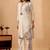 Women's embroidered cotton kurta pant co-ord set