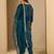 Blue women kurta pant dupatta set