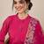 Pink women kurta pant dupatta set