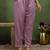 Purple women kurta pant dupatta set