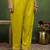 Yellow women kurta pant dupatta set