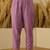 Purple women kurta pant dupatta set
