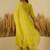 Yellow women kurta pant dupatta set