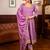 Purple women kurta pant dupatta set