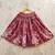 Maroon art silk woven kids lehenga choli