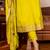 Yellow women kurta pant dupatta set