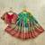 Multicolor viscose rayon printed kids lehenga choli