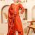 Orange women kurta pant dupatta set