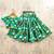 Turquoise silk  kids lehenga choli