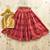 Red silk blend  kids lehenga choli