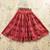 Red silk blend  kids lehenga choli