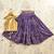 Purple silk blend  kids lehenga choli