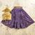 Purple silk blend  kids lehenga choli