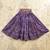 Purple silk blend  kids lehenga choli