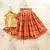 Orange silk blend  kids lehenga choli