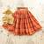 Orange silk blend  kids lehenga choli