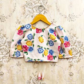 White cotton  kids lehenga choli 4