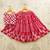 Red cotton  kids lehenga choli