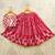 Red cotton  kids lehenga choli