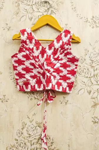 Red cotton  kids lehenga choli